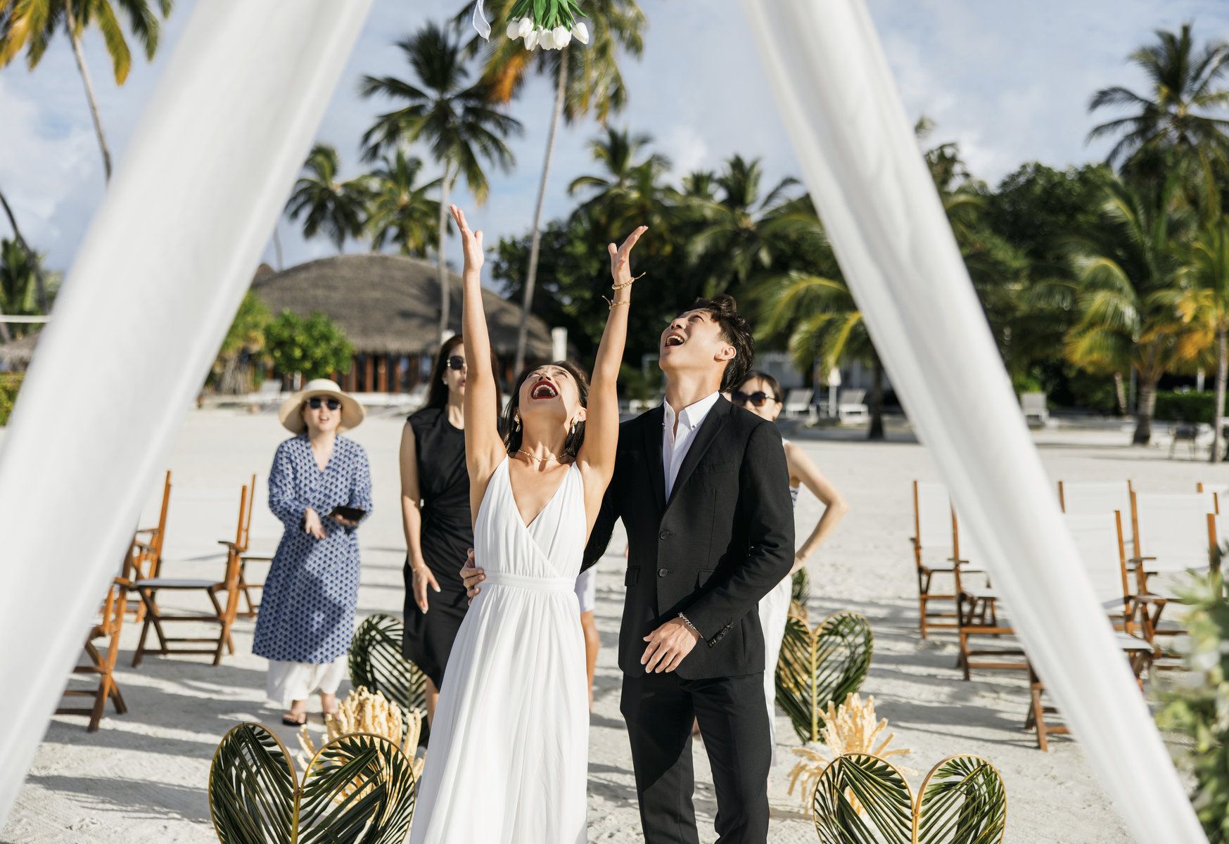 Wedding by the ocean