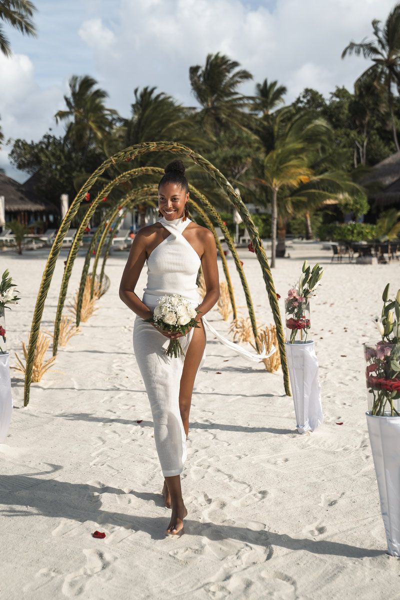Wedding by the ocean