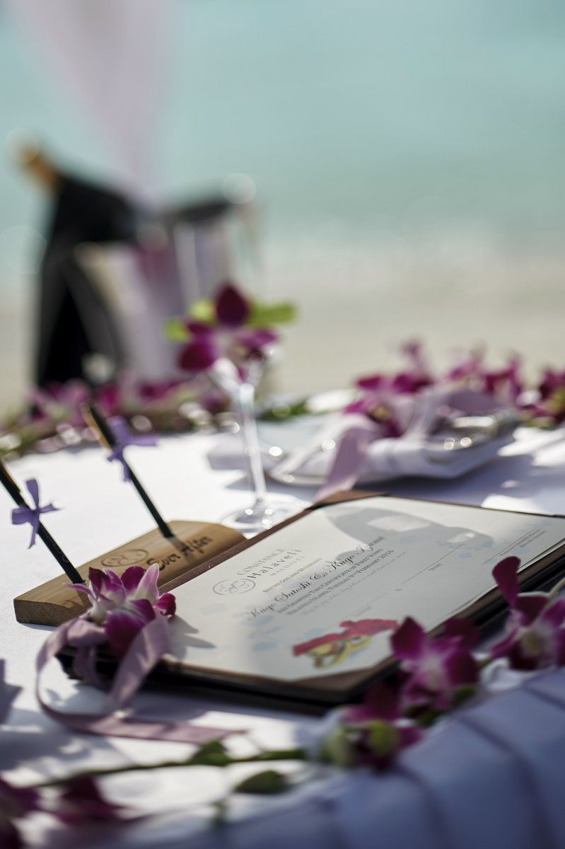 Wedding by the ocean