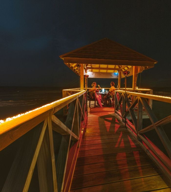 Dinner at Lover's Deck
