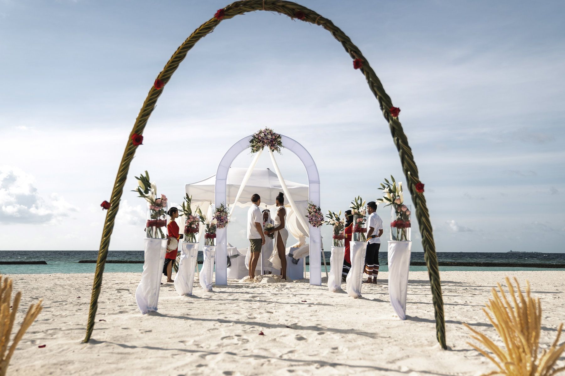 Wedding by the ocean
